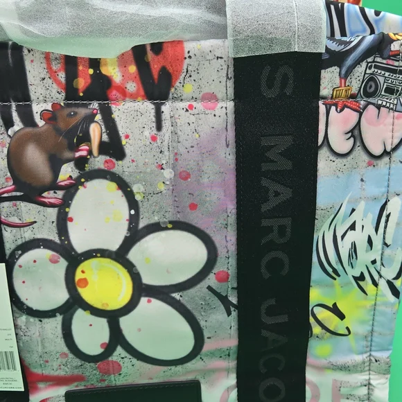 MARC JACOBS Graffiti Large Tote Bag - Picture 3 of 6